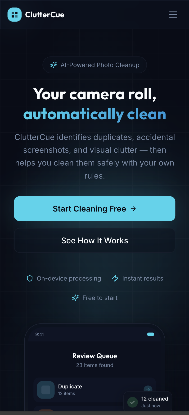 Analytics and results from the project